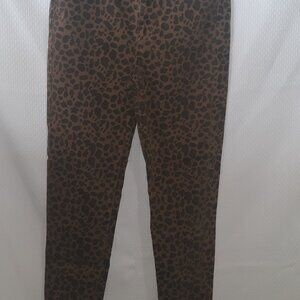 American Eagle Cheeta Print Jegging Pants - Womans